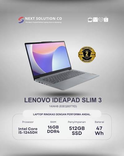 Lenovo IdeaPad Slim 3 14IAH8 angle 4