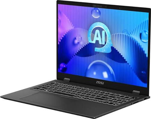 MSI Prestige 16 AI Studio B1VFG angle 2